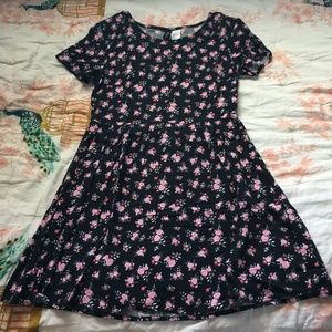 Floral Short Sleeve Dress